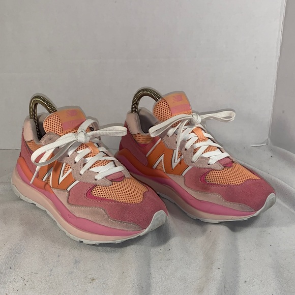 New Balance Shoes - New Balance Women's 57/40 ‘Valentines Day’ Pink/Orange/White Sneakers